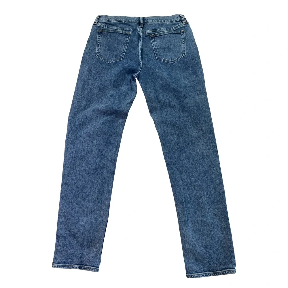 Banana Republic Slim Fit Jeans Mens 33x34 Medium Wash Blue Denim Stretch‎ Pants